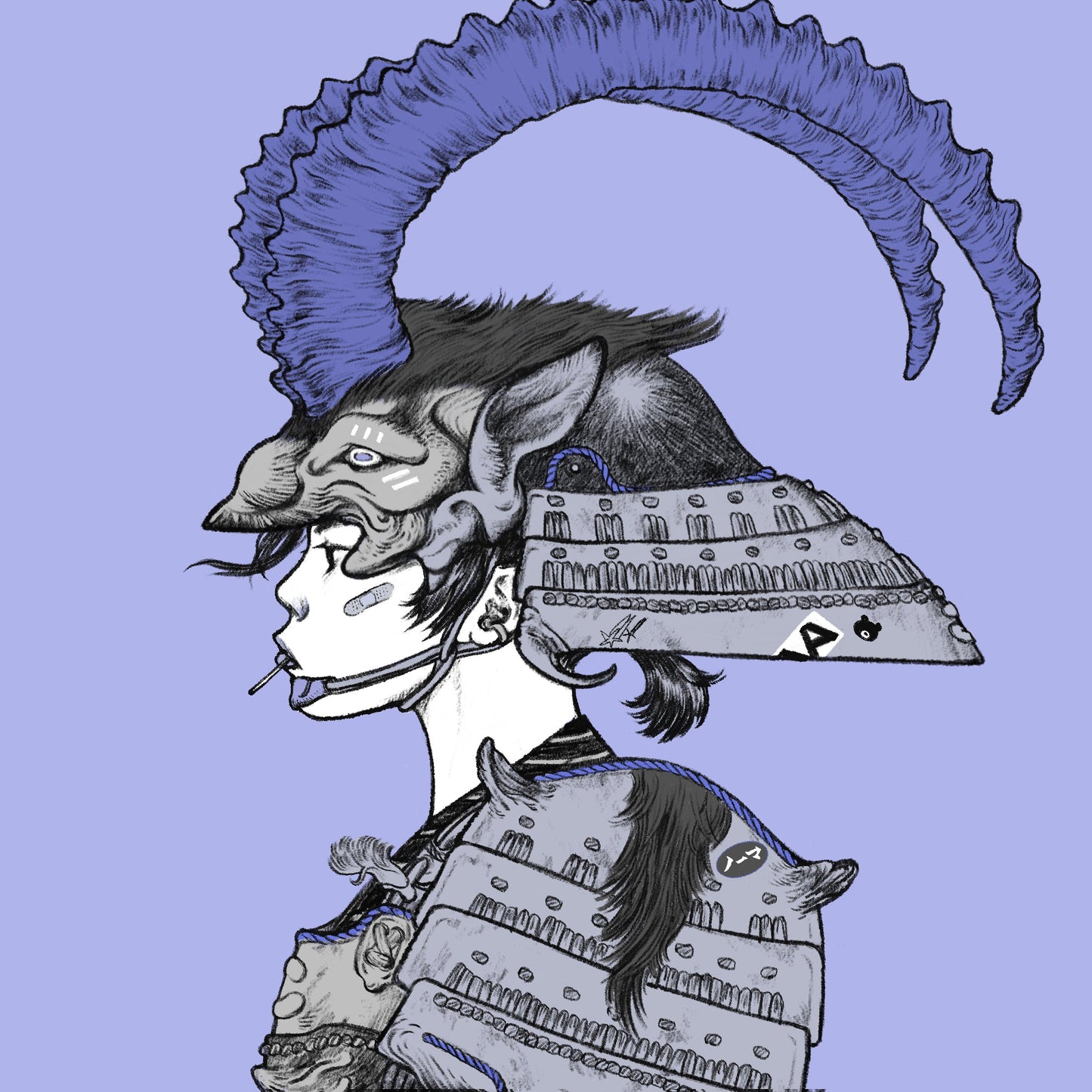 NomaNFT #MN1_C_Ibex_F06【Y2K割引専用】
